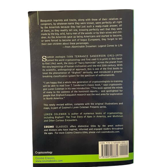 ABOMINABLE SNOWMEN Legend Come To Life Ivan T Sanderson Cryptozoology Bigfoot - Picture 2 of 5